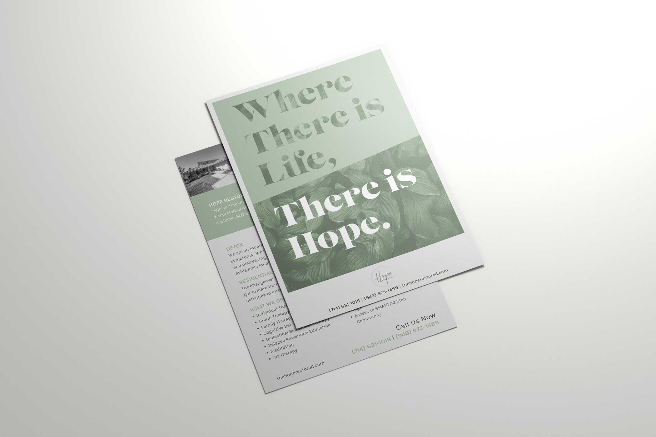 Hope Restored Brochure